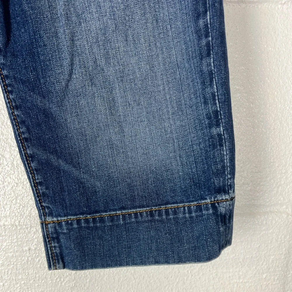 Pilcro and the Letterpress‎ long denim shorts Size 28 low rise straight